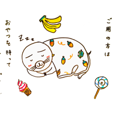 モグ睡眠中